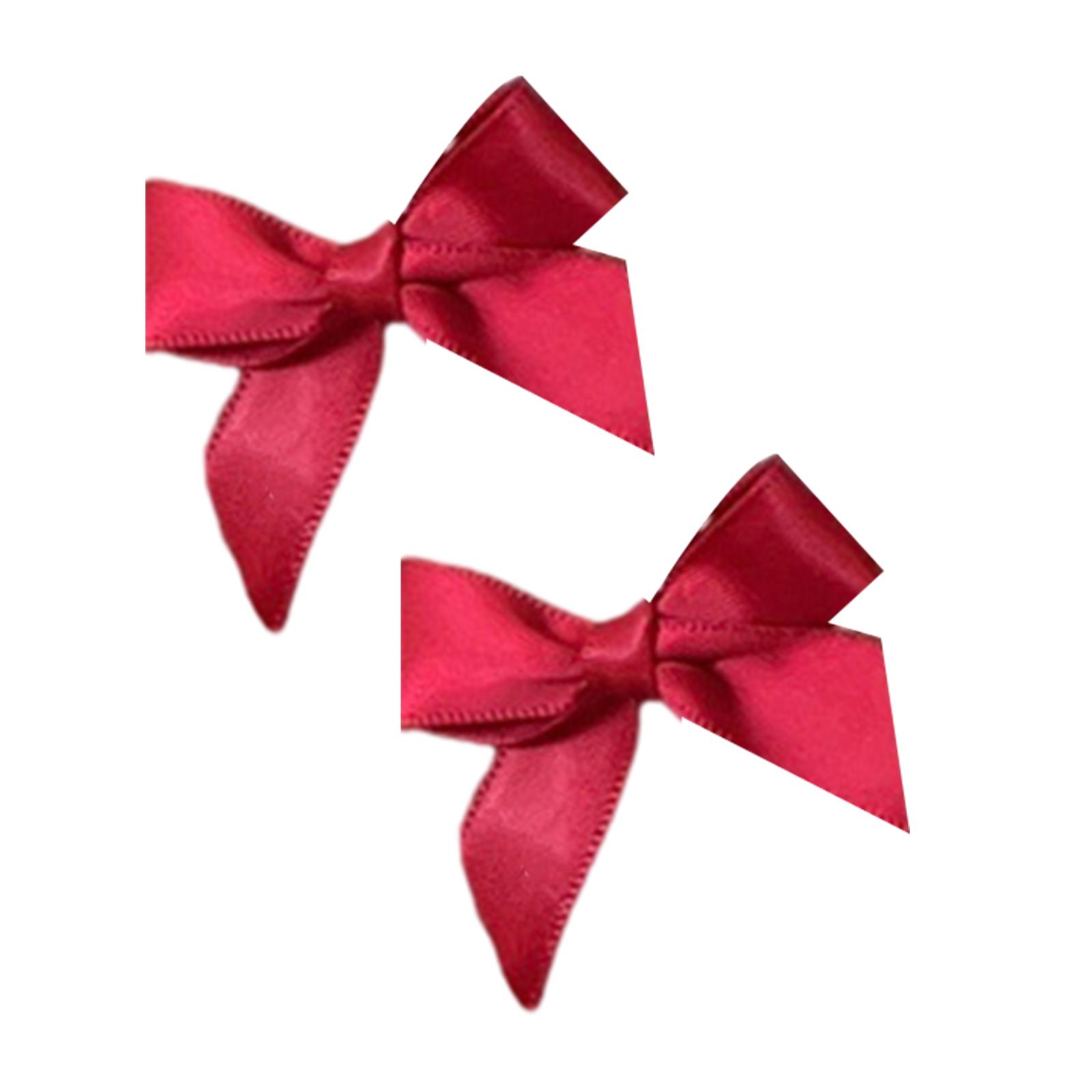 

2 шт. Лента Бант Заколка для волос Заколка-автомат Бант для волос Головные украшения Зимний бант Французская заколка Головной убор Аксессуары для волос 3