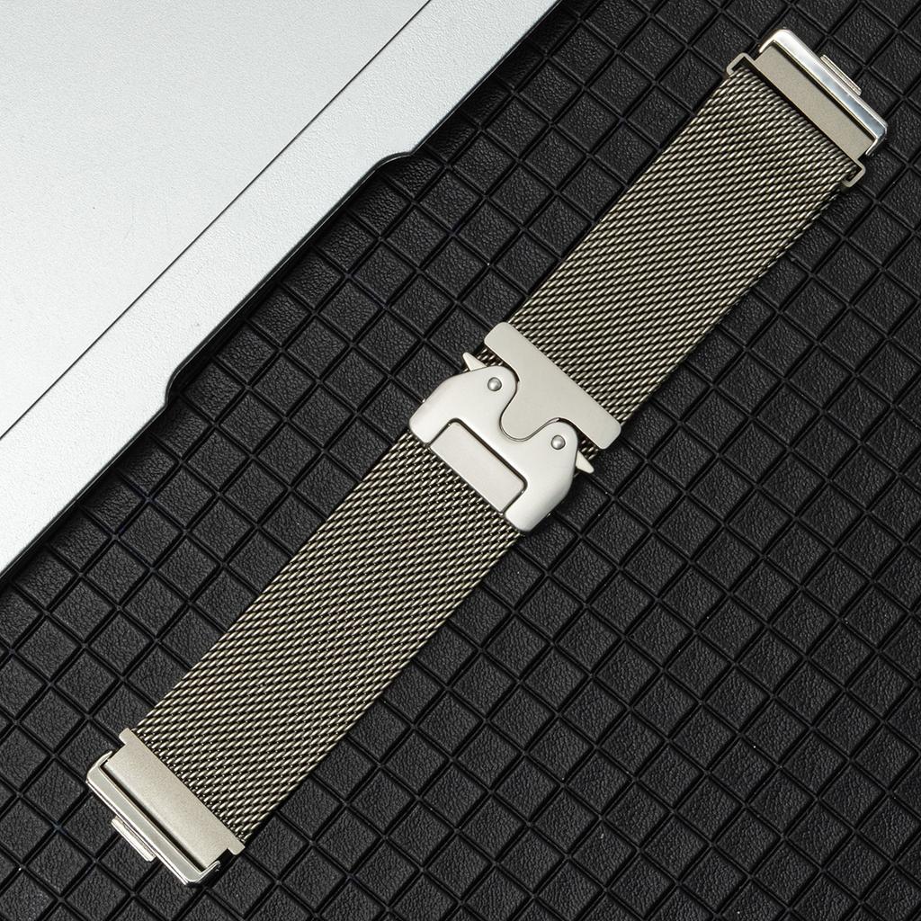 Řemínek pro Huawei Watch Fit 4/Fit 4 Pro/Fit 3 Paracordová spona Milánský nerezový řemínek