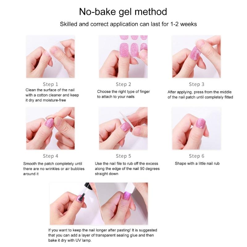 Gel Nail Stickers Full Cover Self Adhesive French Nail Strips Christmas Style Nail Wraps for DIY Manicure Home or Salon