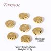 18K Gold Plated Metal Bead Separators For Bracelets,Weave Pattern Beads,Spacer Beads For Jewelry Making DIY Accessories