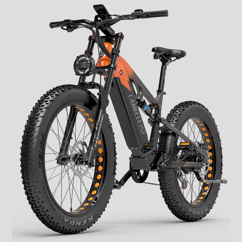 LANKELEISI RV800 Plus elektrikli bisiklet 750W motor 48V20AH pil 140 km hız e-bisiklet 26*4.0 inç büyük lastik yetişkin elektrikli bisiklet