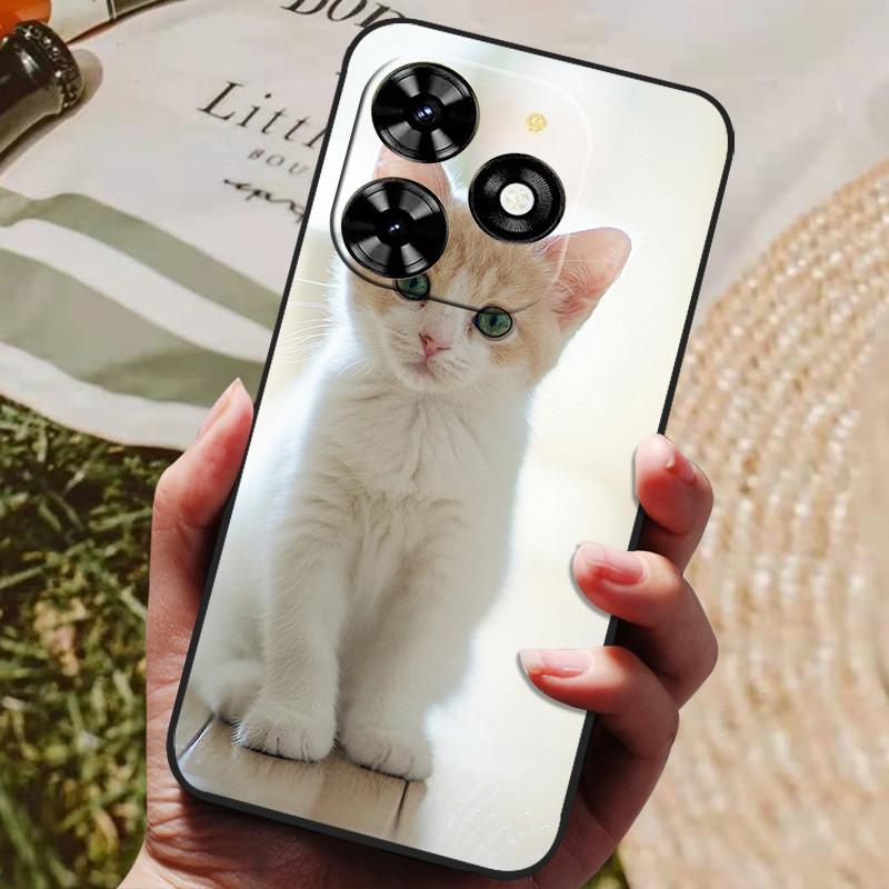 For Infinix Hot 40 Case Hot40 Pro Luxury Phone Silicon Back Cover For Infinix Hot 40 Pro / Hot 40i Cases Protective Shell Capas