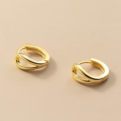 Women's 925 Silver Basic Mini Hoop Earrings