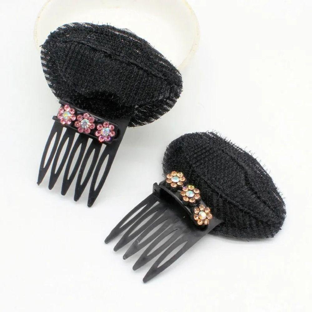 Flower DIY Hair Styling Tool Invisible Invisible Volume Hair Clip Puff Hair Head Cushion  Lady