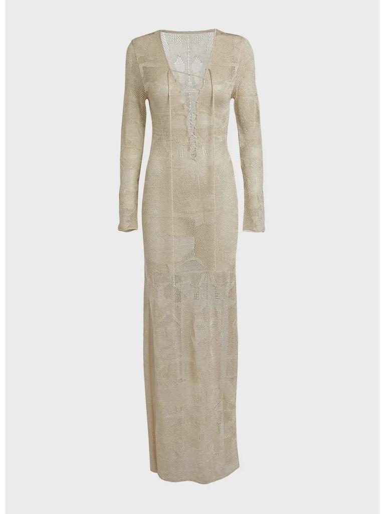 Women's European & American Style Knitted Beach Dress