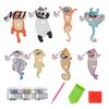 DIY Craft Kits for Adults Faux Diamond Art Bookmark Kit, Halloween Book Marker Bookmarks Animal Bird Page Crafting Kit Adults, Handmade Gift Supplies