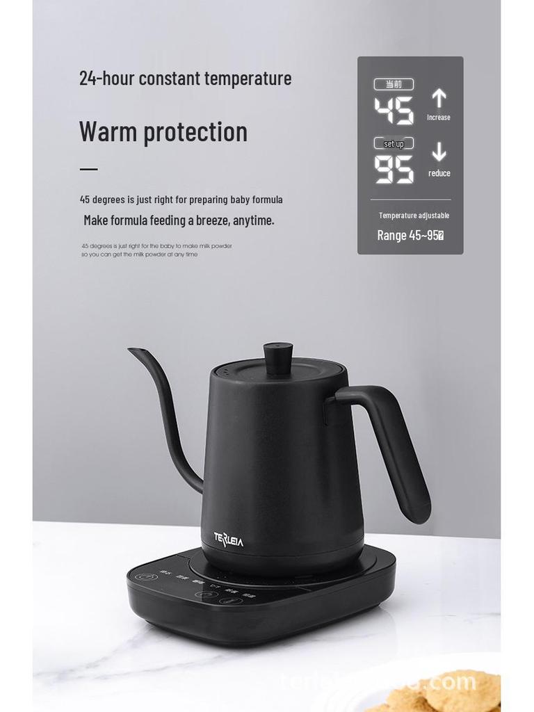 Automatic Temperature Control Electric Kettle with Adjustable Insulation