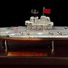 Wuzhou Miao Shandong Aircraft Carrier Alloy Model