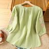 T-shirt for Women Summer Cotton T-shirt Soft Loose Casual Comfortable Pullover T-shirt Top