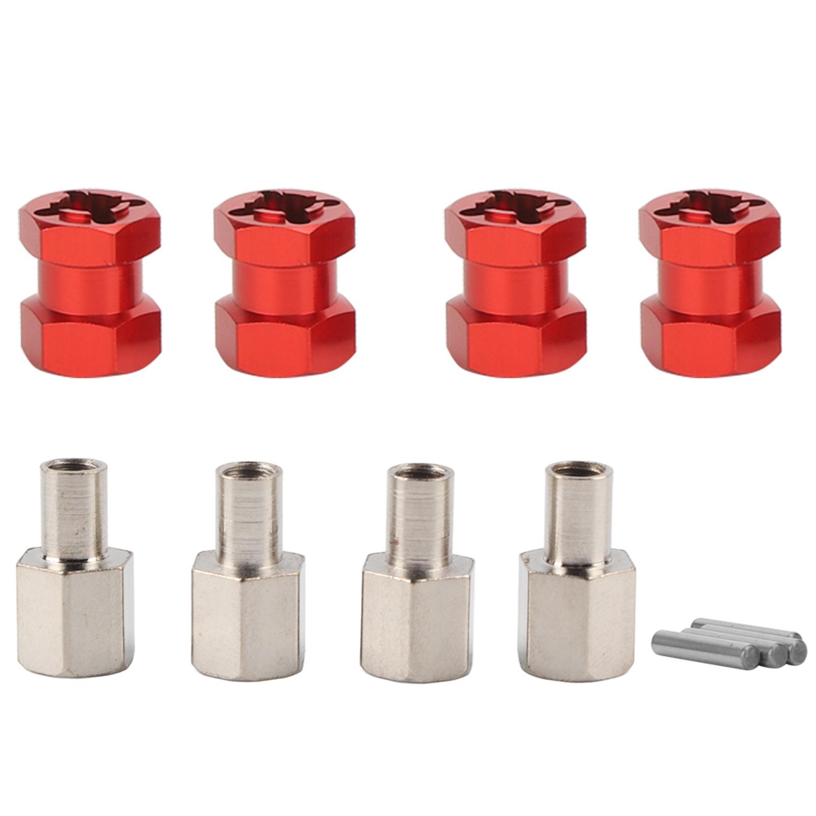 

RC Extension Wheel Hex Hub Driver Adapter Fit for D90 AX10 CC01 SCX10 F350Red