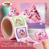 Wonderful Heart Girl Cartoon Stickers for Kids - Kindergarten Rewards & Art