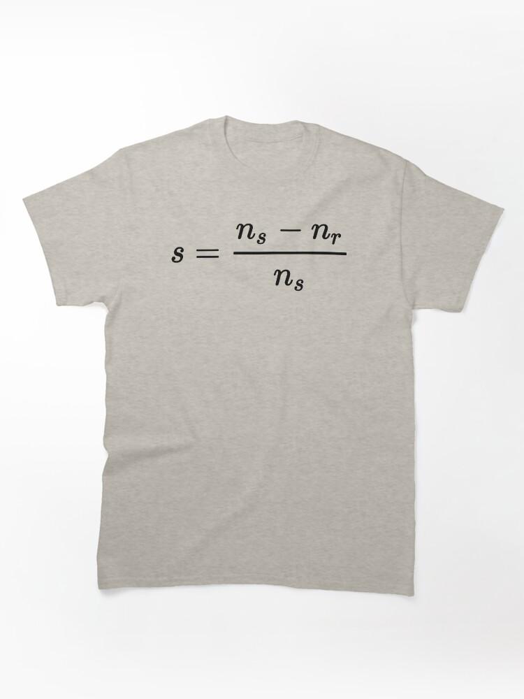 Slip factor in induction motors Classic Unisex T-Shirt