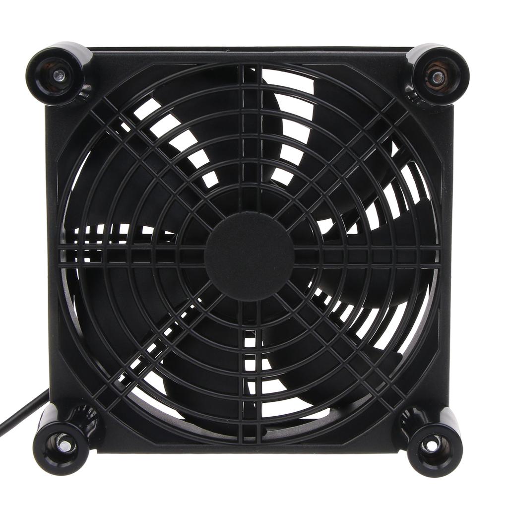 Router Fan DIY PC Cooler TV Box Case Fan Cooling Silent Quiet 5V USB Power Cooling Fan Base 120x55mm Protective Net