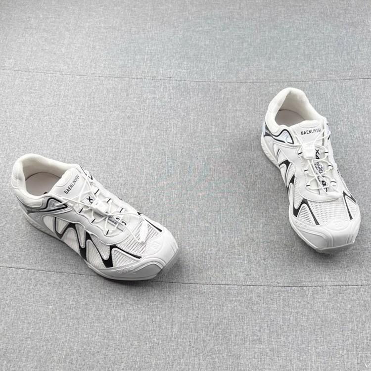 Leather Single Mesh Hollow Sports Shoes Women's Hiking Shoes 2025 Summer New Casual Outdoor Non-slip Bottom Hiking Shoes