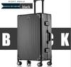 Manai Aluminum-Magnesium Alloy Trolley with Universal Wheels, Metal Luggage for Men, Women, Students, and Business Travel