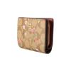 Coach Snap Wallet Classic Monogram Canvas With Leather Wildflower Print Two-Fold Wallet Women Wallet C8734-IME7V