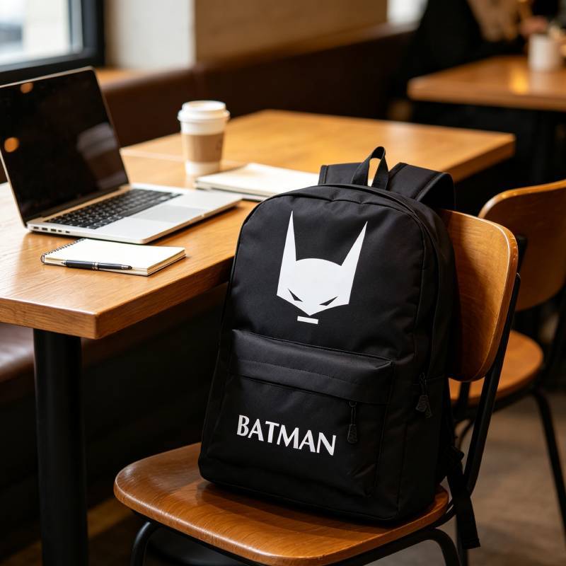 Spiderman Superman Captain America Character Backpack With Laptop Compartment For Students