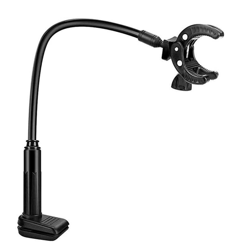 

AEE4-Pet Hair Dryer Clip Holder, 360° Rotatable Grooming Hair Dryer Stand Hands Free Aluminum Alloy Hair Dryer Rack чёрный