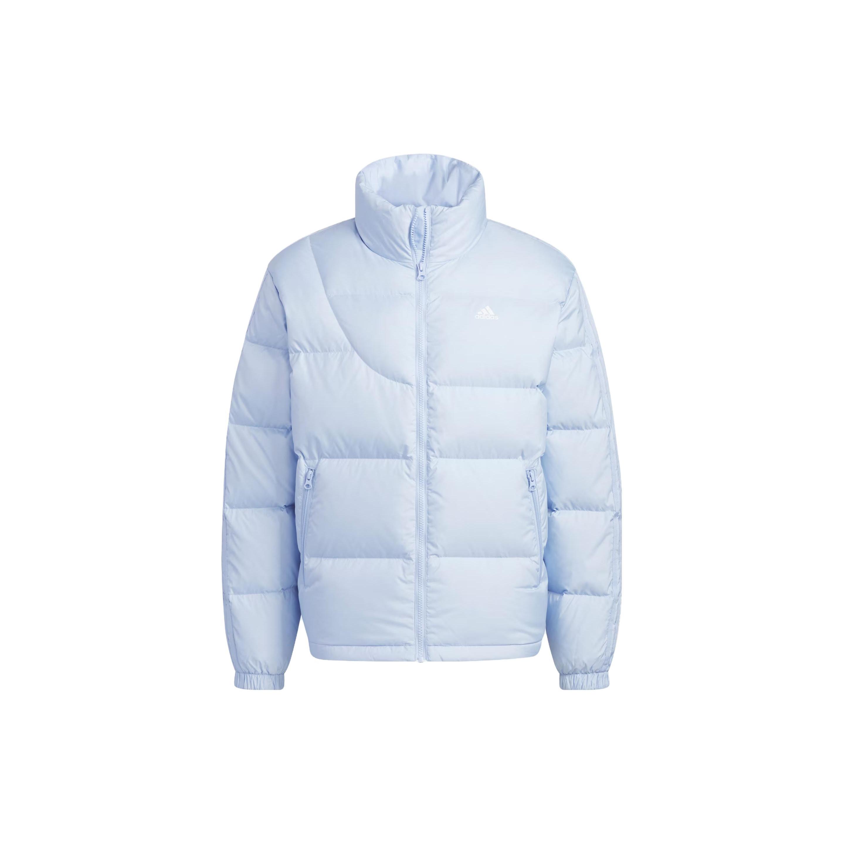 Пуховик Adidas Пуховик Унисекс Светло-розовый Синий IK2418 XXL