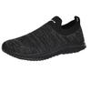 Men Black Breathable Mesh Slip On Sneakers Men Women Lightweight Soft Sole Casual Walking Shoes