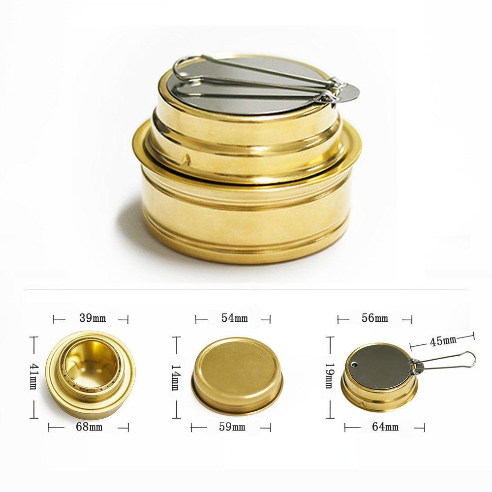 Stainless Steel Alcohol Stove Portable Alcohol Burner Durable Camping Stove