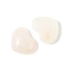 5pcs Heart Stone Cabochon 15x18mm Natural Stone Flatback Cameo Loose Beads For Jewelry Making DIY Pendants Necklace Accessories