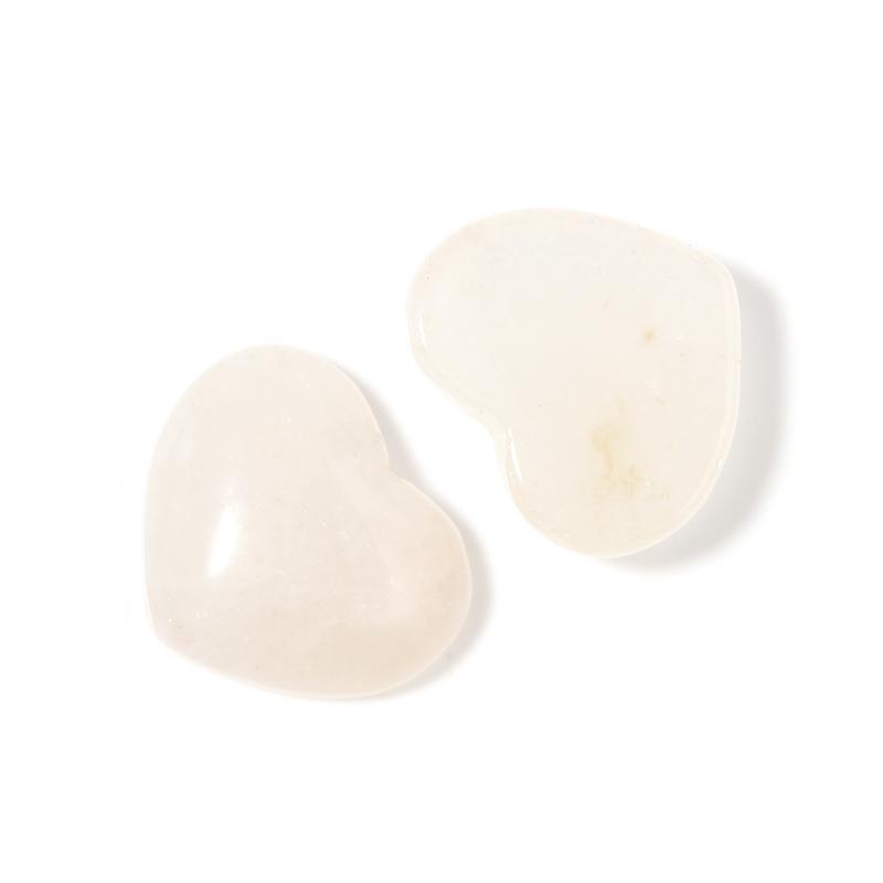 5pcs Heart Stone Cabochon 15x18mm Natural Stone Flatback Cameo Loose Beads For Jewelry Making DIY Pendants Necklace Accessories