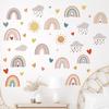 1Pc Cartoon Love Cloud Rainbow Wall Stickers Kids Room Decoration Bedroom Children Room Wall Art Living Room Decor for The House