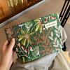 Fresh 3D Floral Makeup Bag,PortableTravelToiletryOrganizer forSkincare Sanitary Pads, Cute Zipper Cosmetic Pouch for Women Girls