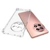 For OnePlus 12R 5G/OnePlus Ace 3 5G Clear TPU Case WANLONFENG TM Series 2.0mm Phone Back Cover