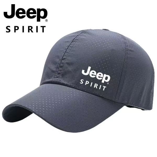 Бейсболка JEEP - Унисекс, Высококачественная, Дышащая, Сетчатая, Легкая, Летняя, Модная, Солнцезащитная Adjustable