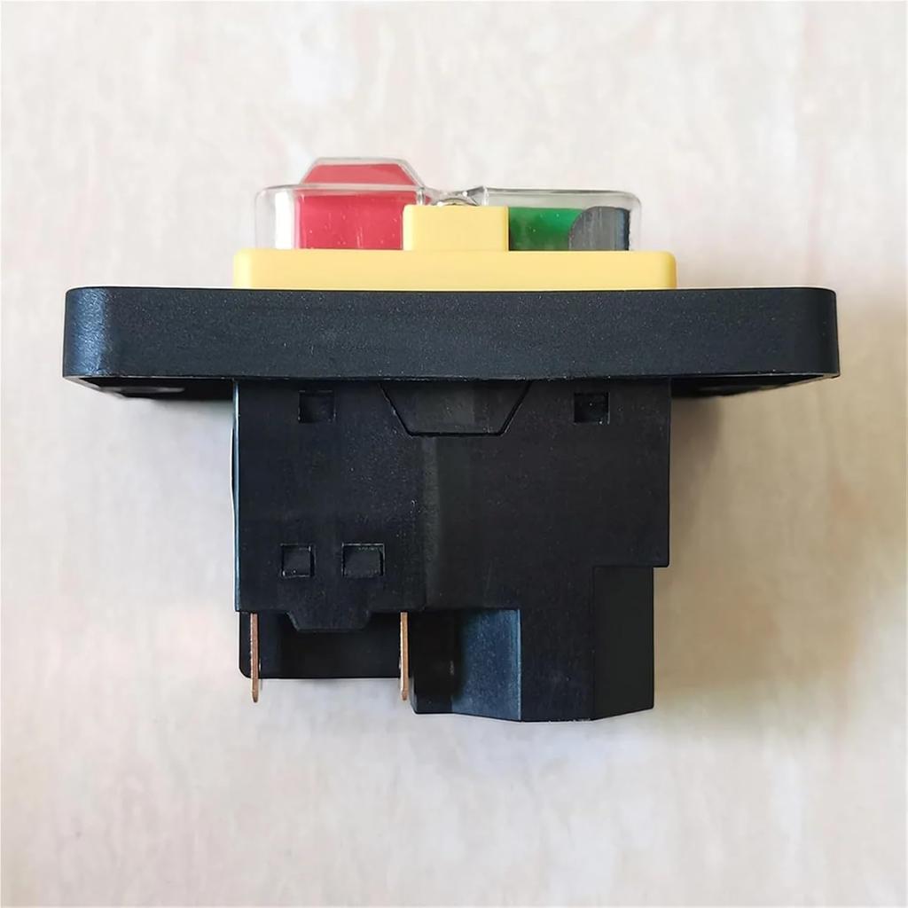 KJD18 7Pins Push Button Switch ON-Off Electromagnetic Switches with Under Voltage and Restart Protection 15(12) A 230V AC