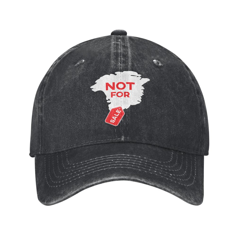 Men Women Dänemark Grönland Not For Sale Übersetzung Dänemark Flagge Hat Classic Distressed Washed  Baseball Cap Adjustable