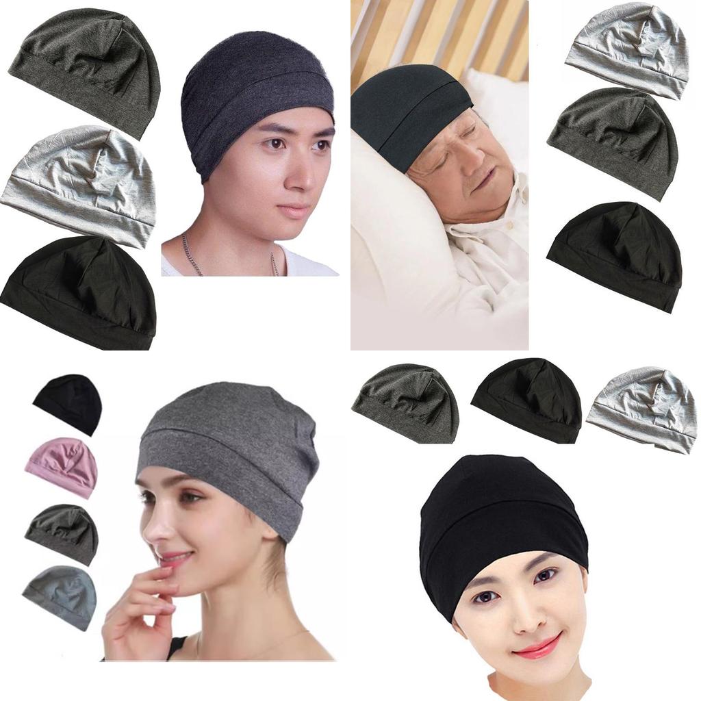 Adult Unisex Cotton Sleep Cap For Winter Season Thin And Breathable Ideal For Sleep And Air Conditioning Characters)