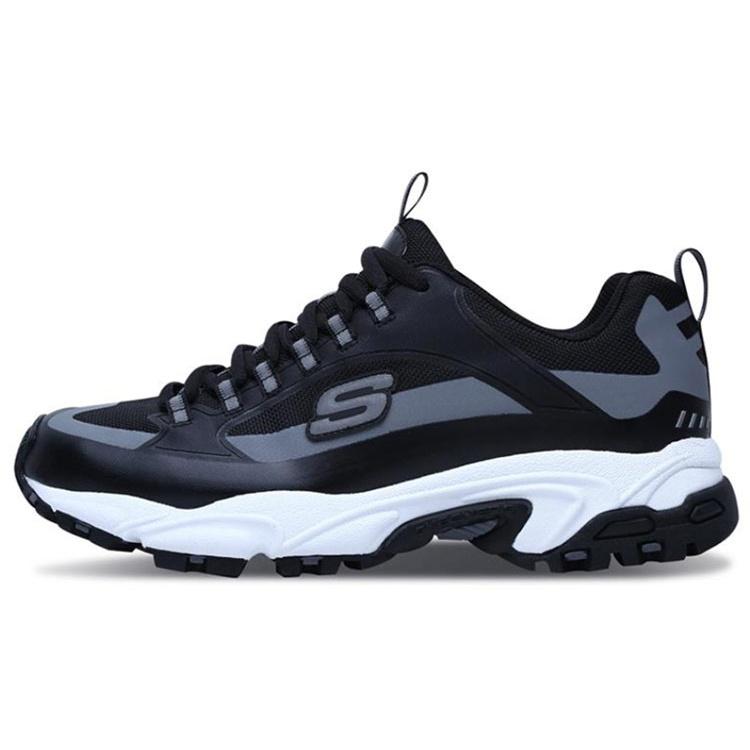 Skechers Stamina Running Shoes Black/White/Gray Men s 666030-BKGY EU 39