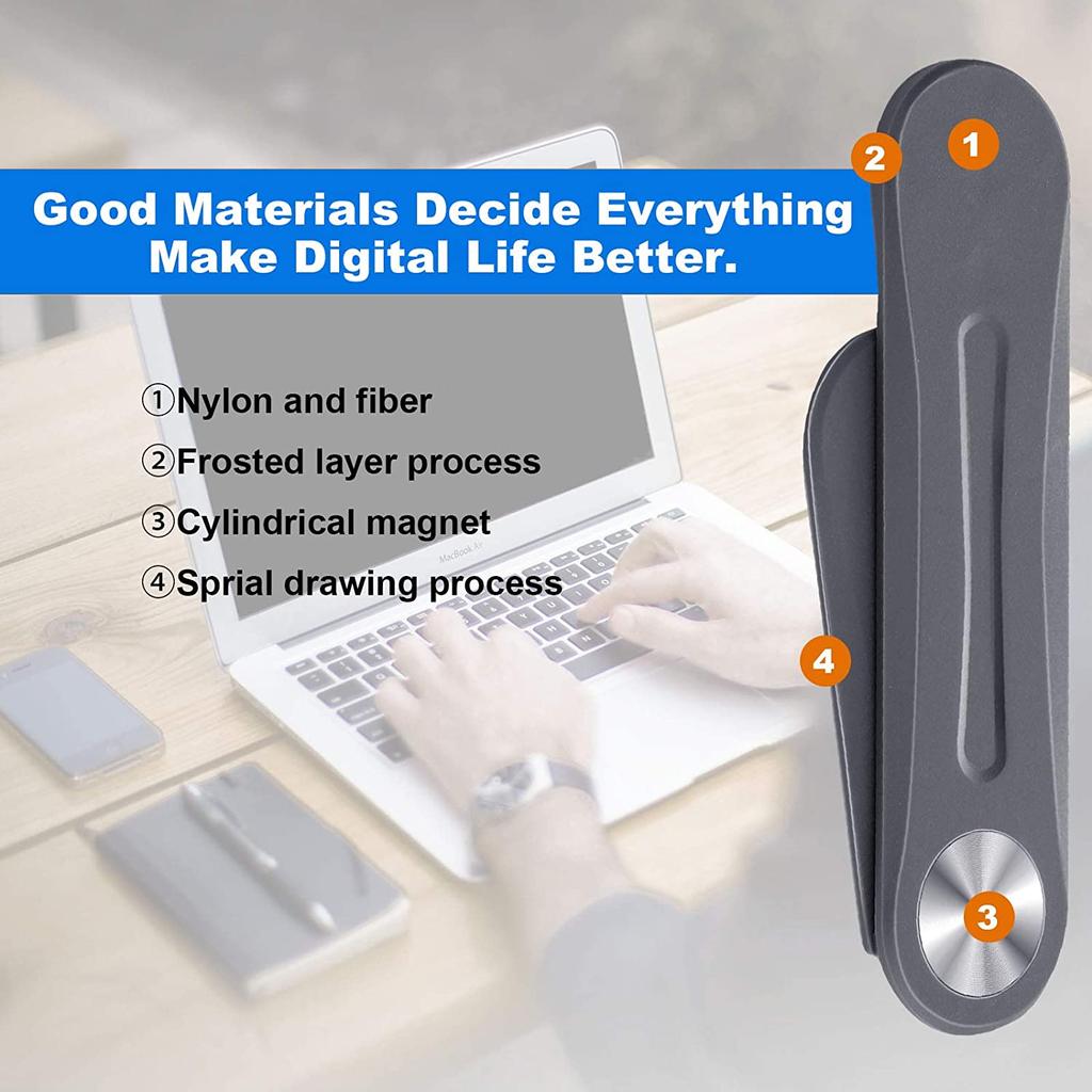 Verstellbare Handyhalterung Halterung neue mehrfarbige Unterstützung Laptop-Seitenmontage mit Handyhalterung Display verbunden