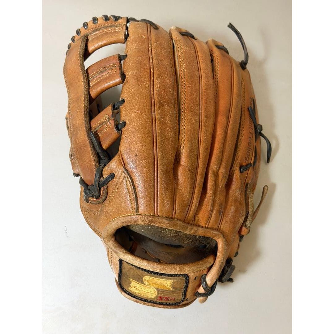 Used [For left-handed throwers] SSK hardball outfielder gloves