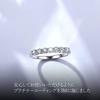[Takeda Jewelry] Elegant Half Eternity Ring with Seven 0.56ct Moissanite Stones, 2.5mm Wide, Crafted from 925 Sterling Silver, Perfect for Gifts and A