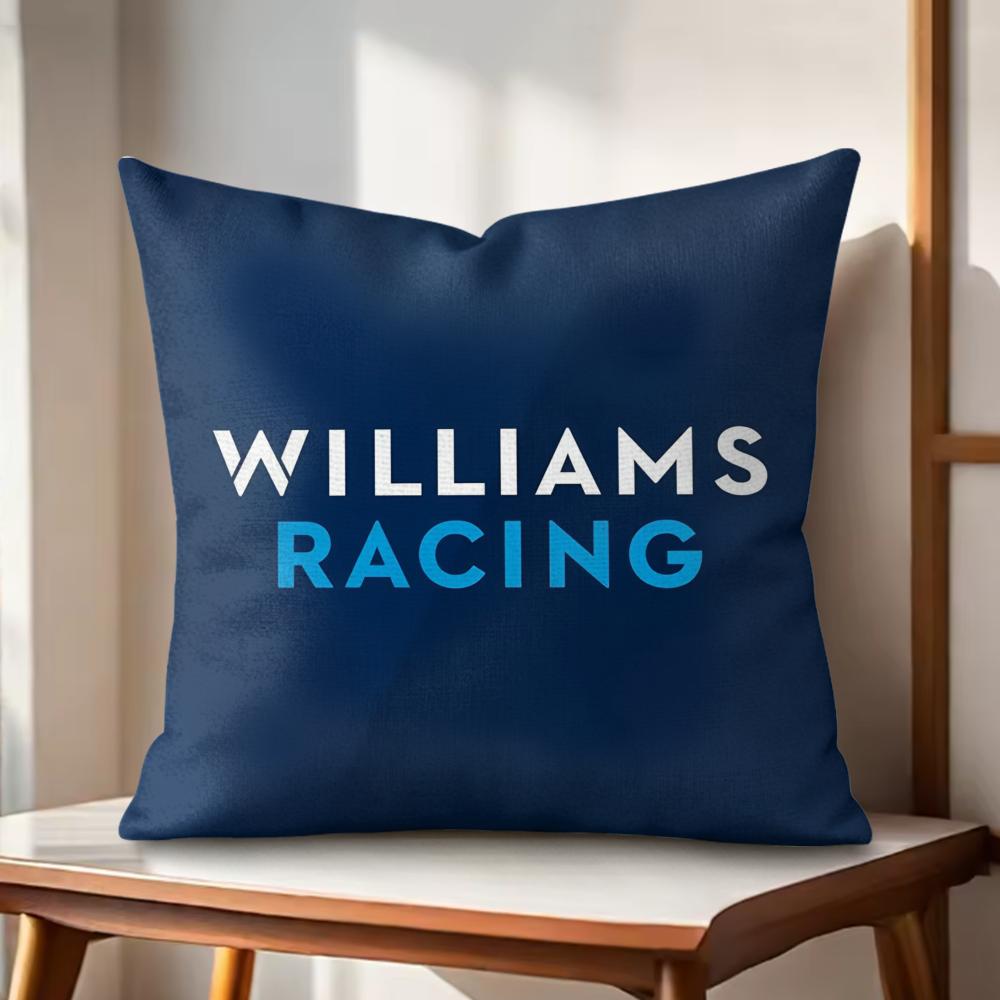 WWilliams Racing Cushion Cover Natural Linen Organic Fabric DoubleSided Printing Couch Pillow Covers Home Decor