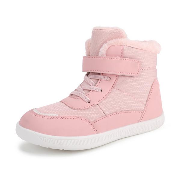 Kids Wide Toe Barefoot Snow Boots | Boys/Girls Winter Minimalist Sneakers | Girls Boys Warm Boot Toddler Little Big Kids