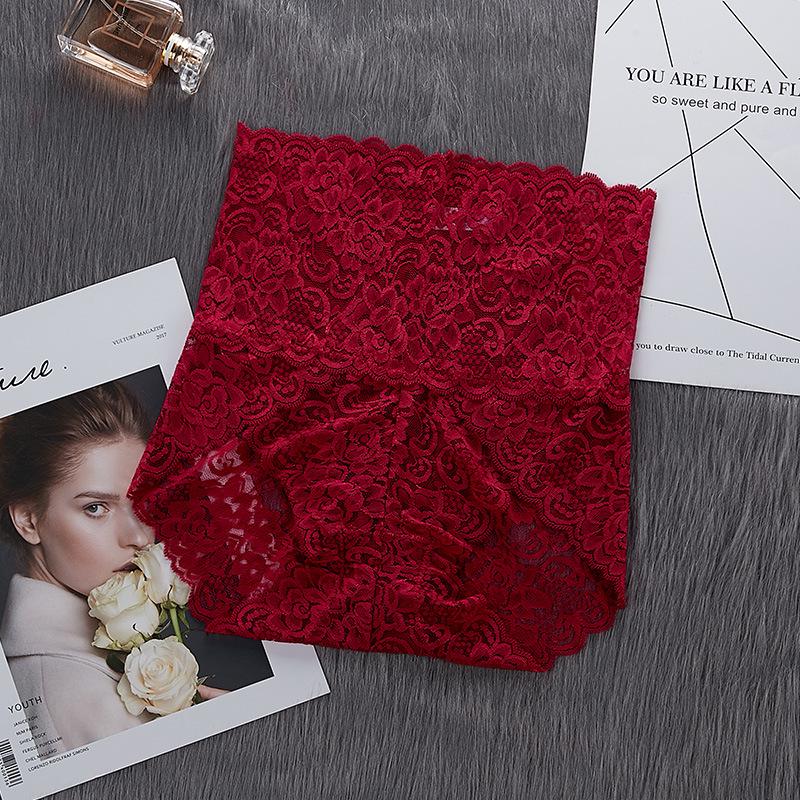 Women Panties Sexy Lace Underwear Woman Knickers Lace Panties Mesh Floral Lingerie Female Seamless Briefs Underpants Plus Size