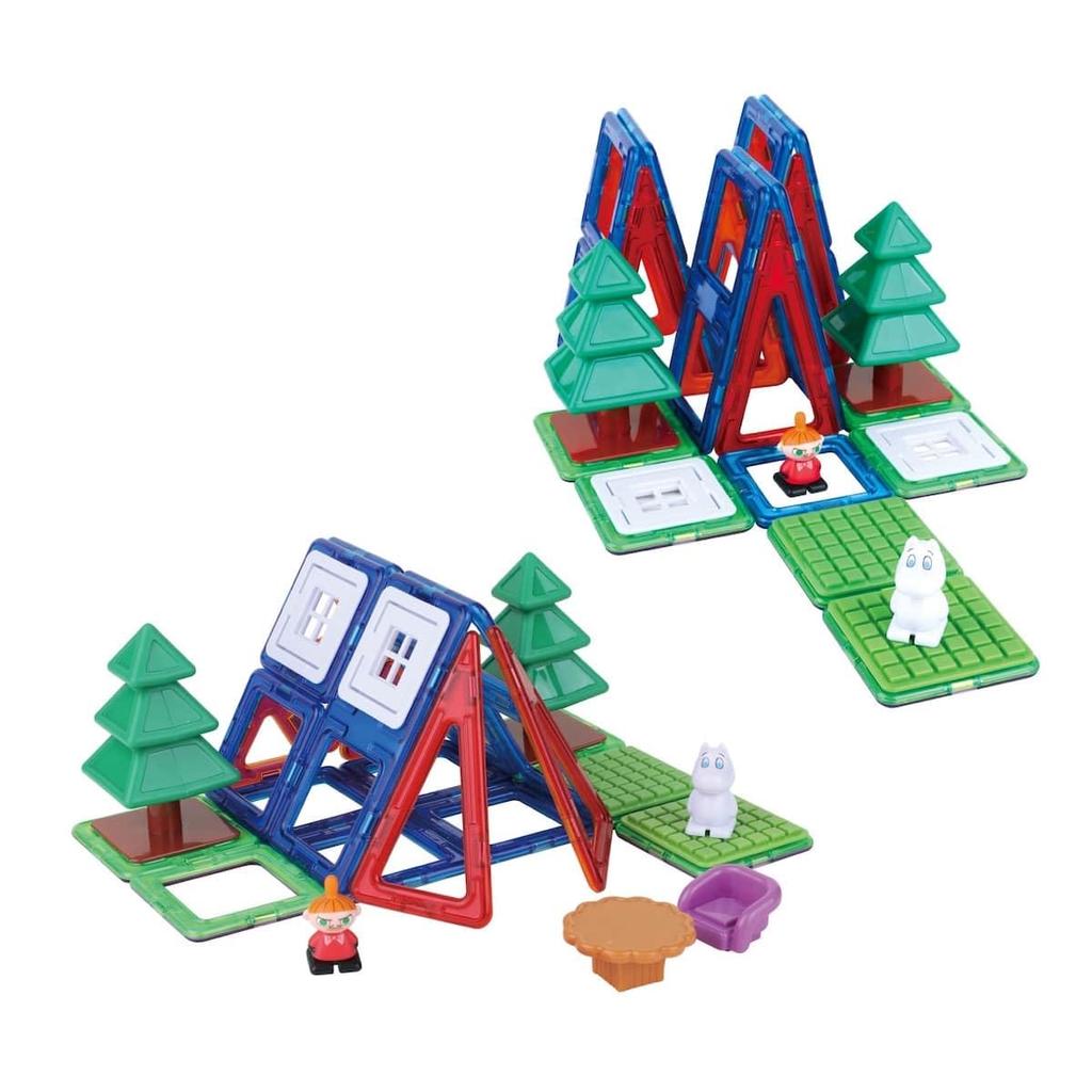 BorneLund Magformers Moomin Set For ages 3 and educational MF770002 [51 Pieces] up, toys, magnets, blocks,