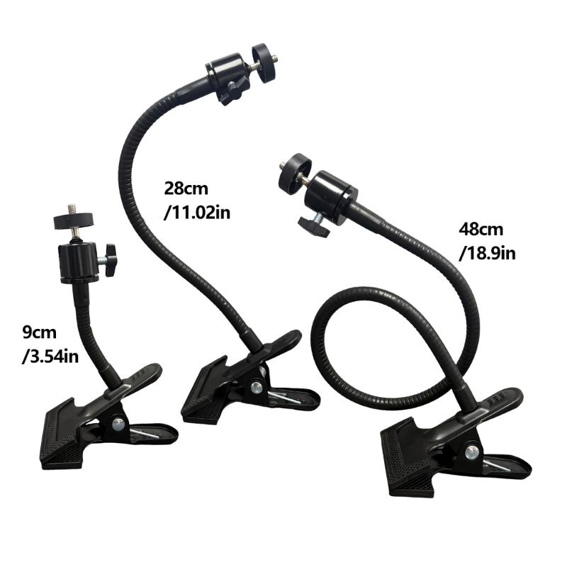 Adjustable Clamp Mount 1/4Inch Thread For Baby Monitor Camera Sports Cameras And Smartphones Flexible Long Gooseneck Arm
