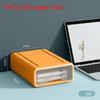 Desktop Organizer Plastic Storage Box With Drawers For Office And Makeup Supplies