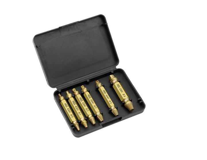 Extractor Double Head Screw Slide Tooth Removal Tool S2 Screwdriver Screwdriver Screwdriver Head Broken Wire Set