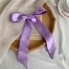 Imitation silk scarf, long strip, high-end feeling, multi-purpose neck protector, small scarf, tied bag, streamer, headscarf, headband, waist belt.