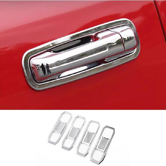 

Auto Parts Fit for Dodge RAM 1500 2025 2024 2023 2022 2021 2020 2019Exterior Door Handle Bowl Protector Cover Trims (Chrome Silver) ABS 8PCS Chrome Silver