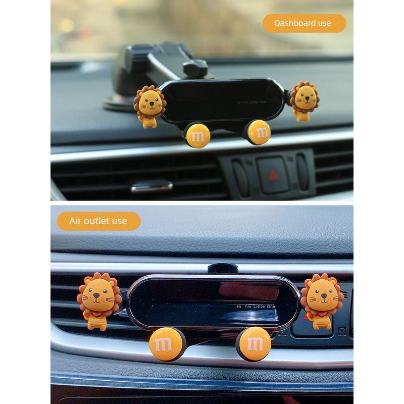 Car Phone Holder Cute Suction Cup Fixed Car Support Universal Car Car Interior Navigation Support
