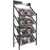 4-Tier Heavy-Duty Outdoor Sink Display Rack