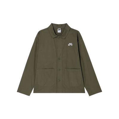 SB Olympics 2024 Agnostic Chore Jacket Medium Olive/White Unisex Streetwear FZ4082222